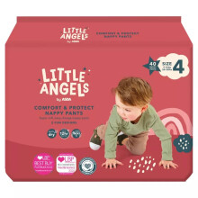 Little Angels Size 4 Nappy Pants 40 Pack