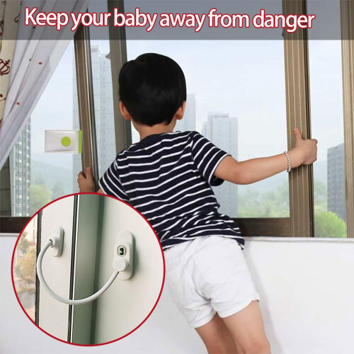 1PC Window Door Restrictor Lock Window Locks for U 1