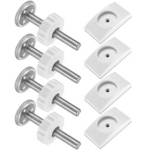 8 Pcs Baby Gate Extension Kit: 4 Baby Gate Extensi