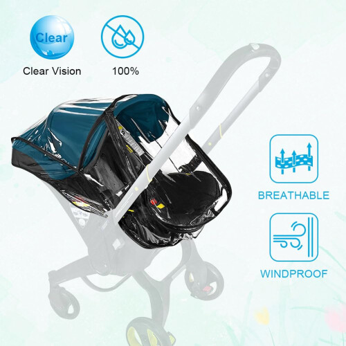 Aolso Baby Stroller Raincover Compatible with Doon 2