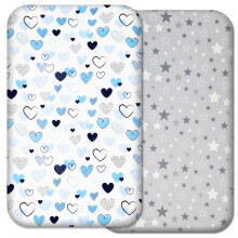 Next to Me Crib Sheets – 2pcs Fitted Baby Sheet Se