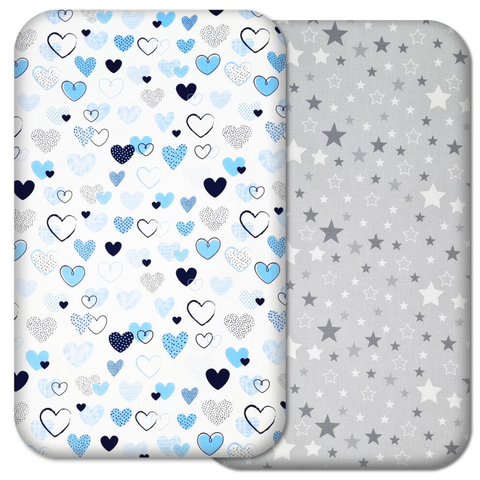 Selemavi Next To Me Crib Sheets – 2Pcs Fitted Baby Sheet Se
