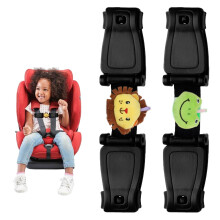 Anti Escape Car Seat Strap,2PCS Baby Car Seat Clip Anti Escape Harness Chest Clip,Car Seat Safety Clip with 2 Dolls,Protect Children Car Seat Straps