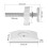 8 Pcs Baby Gate Extension Kit: 4 Baby Gate Extensi 2
