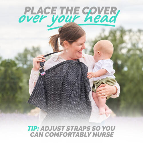 Breastfeeding Cover with Pockets - Soft and Breath 2