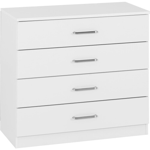 Seconique Seconique Dakota 4 Drawer Chest in White