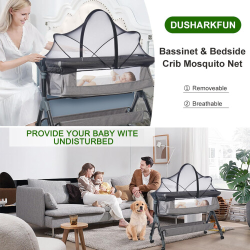 Universal Mosquito Net for Travel Cot, Baby Beside 2