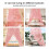ZIQINPSQ Pink Large Mosquito Net for Single, Doubl 3
