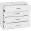 Seconique Seconique Dakota 4 Drawer Chest in White 7