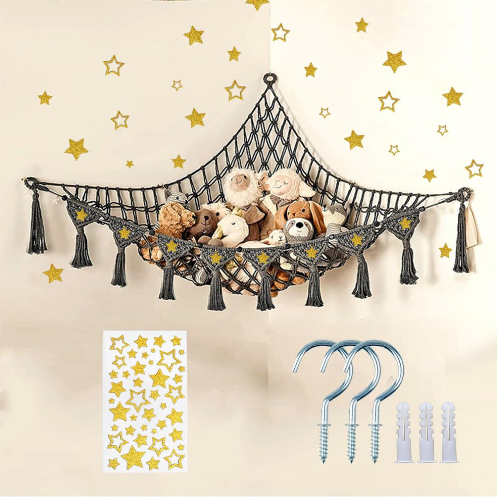 Dreamyretreat Teddy Hammock Toy Storage Net Teddy