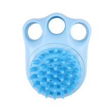 Pet Hair Brush Cat/Dog Bath Massage Brush for Remove Loose-Blue