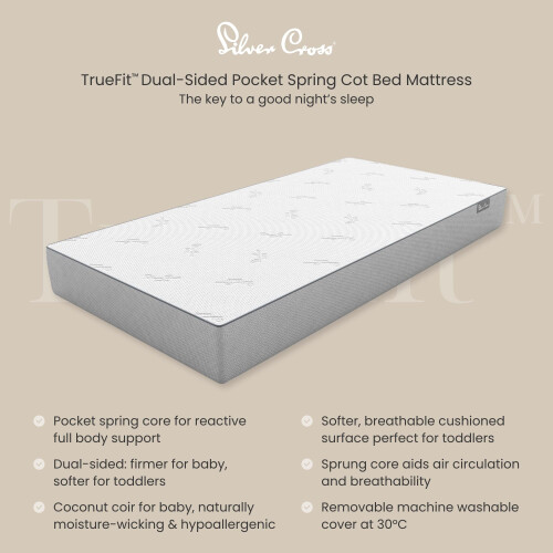 Silver Cross Silver Cross - TrueFit Dual-Sided Pocket Spring Co 2