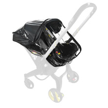 Aolso Baby Stroller Raincover Compatible with Doona Stroller, Baby Stroller Transparent PVC Rain Cover, Stroller Carrier Travel Raincover Accessory f