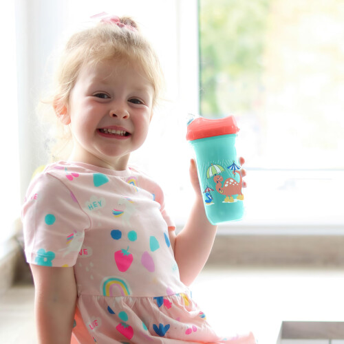 Nuby Nûby No-Spill 18 + Months, Insulated Cool Sippe, 2 1