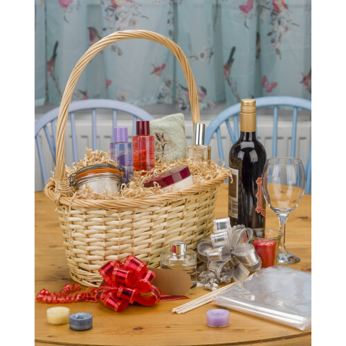 Woodluv Create Your Own Wicker Gift Hamper Basket 2