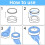 RHHGHY 10 Pack Diaper Pail Refill Liners, 10 x 4.5 4