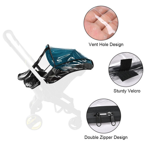 Aolso Baby Stroller Raincover Compatible with Doon 1