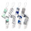 PandaEar 4 Pack Baby Soother Chain Pacifier Clips 1