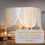 Beyeutao Double Bed Canopy Frame White Four Poster 6