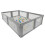 Seeday Baby Playpen, Grey Foldable Playpen for Bab 8
