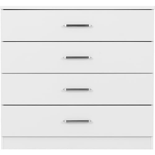 Seconique Seconique Dakota 4 Drawer Chest in White 2