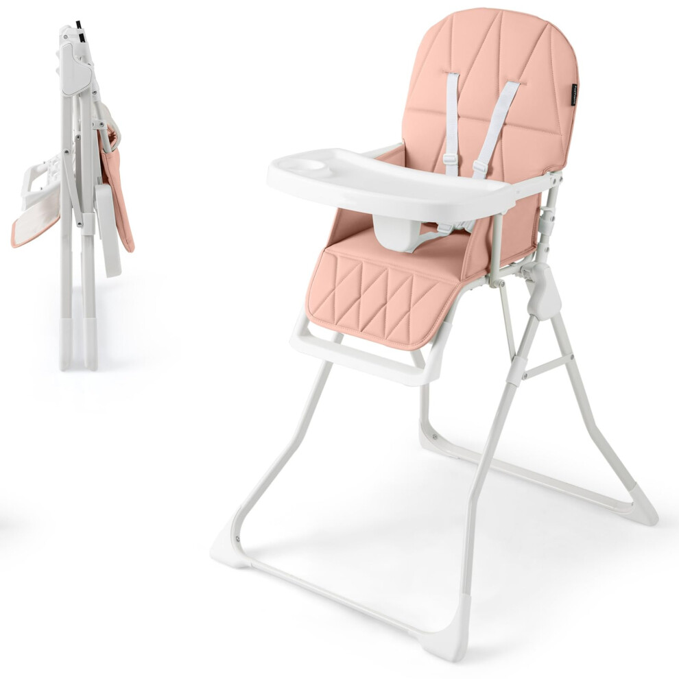 Foldable Baby Highchair, Infant Dining Cha Maxmass