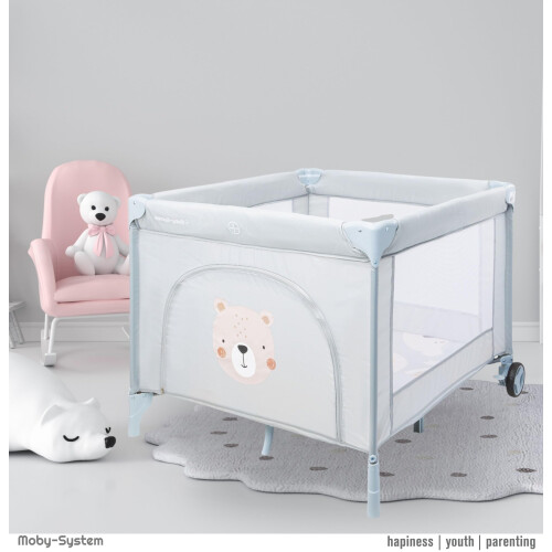 Moby-System Children's Playpen with Mattress and T 1