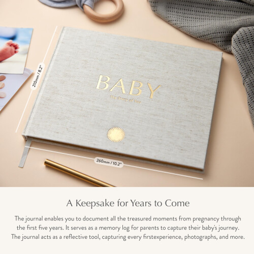 Mal Paper Pregnancy Journal - Cotton | Baby Memory 1