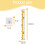 Giraffe Height Chart, Growth Measurement Device Fu 2