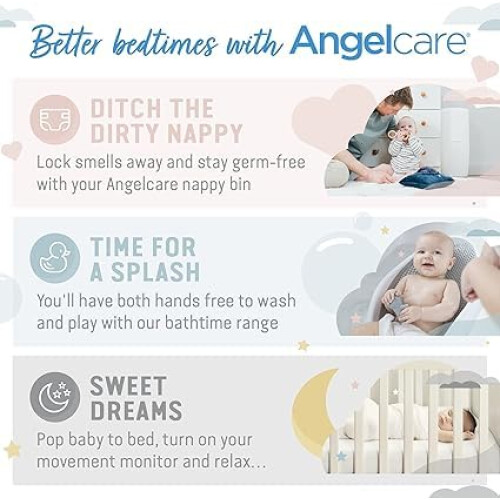 Angelcare Refill Cassettes 180 x 2 – Compatible wi 1