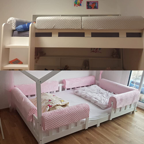 Wonder Space Toddlers' Bed Rail Bumpers Protecter 1