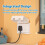 EUDEMON 1 Pack Baby Safety Electrical Outlet Cover 4