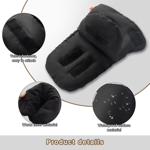 Hanqing Pram Hand Muff, Baby Stroller Lining Fleec 2