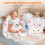 Inflatable Baby Seat with Tray, Comfortable Sit Me 5