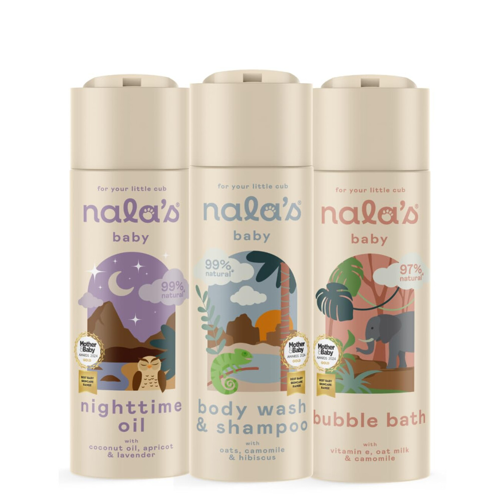 Nala's Baby Bath-Time Bundle | Contains Body Wash