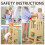 WINGYZ Wooden 3-Height Adjustable Toddler Learning 7