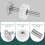 8 Pcs Baby Gate Extension Kit: 4 Baby Gate Extensi 3