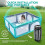 Foldable Baby Playpen with Mat, Playpen for Babies 4