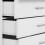 Seconique Seconique Dakota 4 Drawer Chest in White 6
