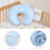 Wsetyy U Shape Nursing Pillow Cover for Breastfeed 3