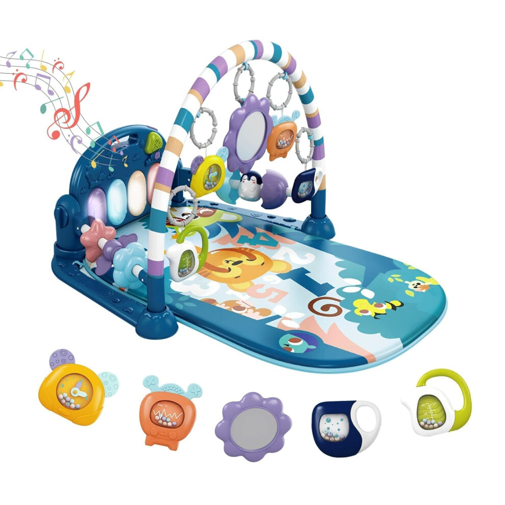 Baby Play Mat Baby Gym,Funny Play Piano Tummy Time Gotof
