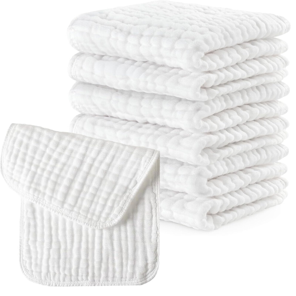 Baby Muslin Squares 6 Pack 100% Cotton 50X25cm Mus Son4sun