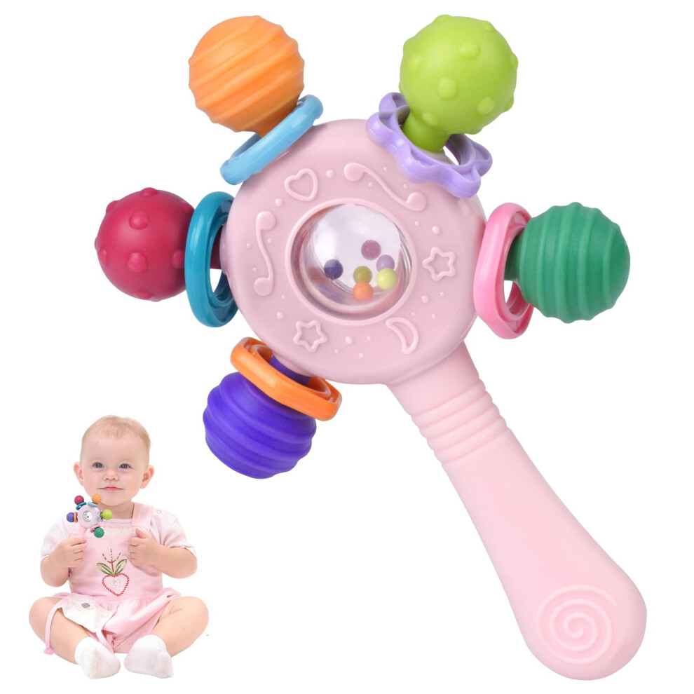 Baby Toy, Silicone Sensory Teething Teether Aolso