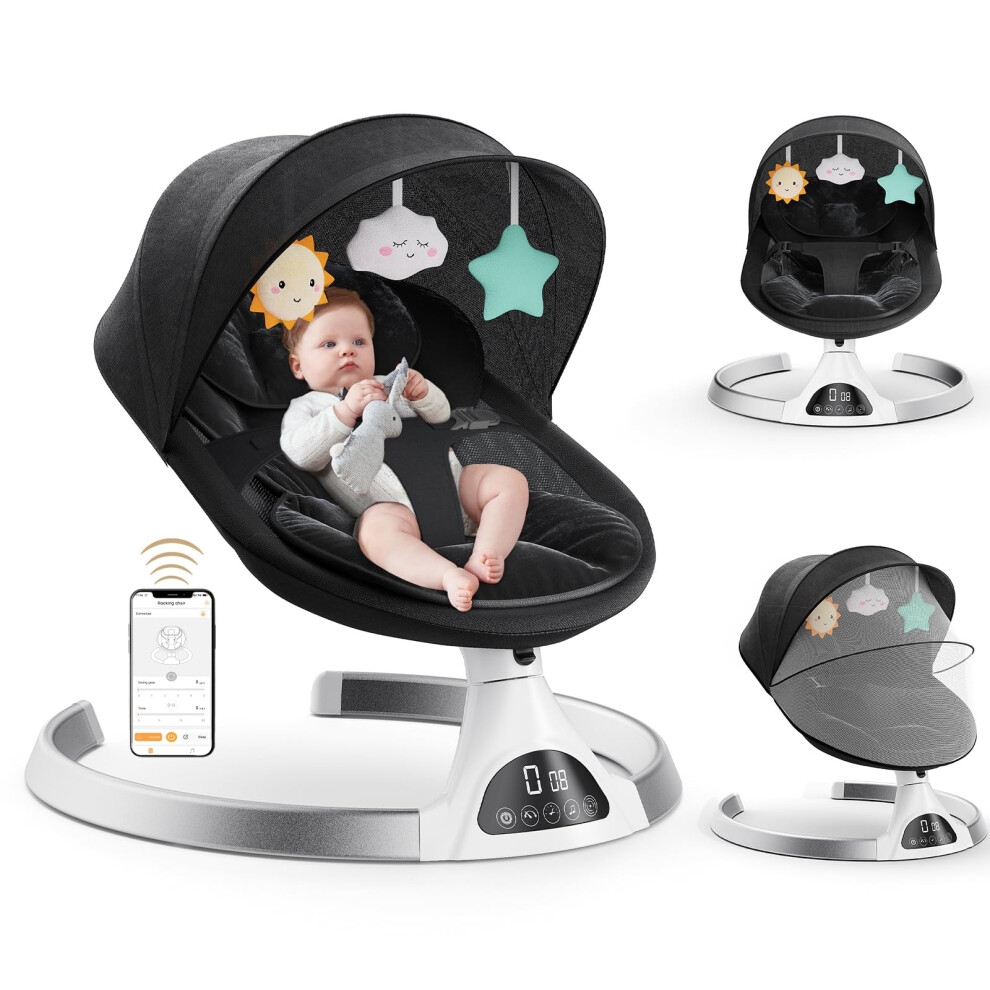 Ixdregan Electric Baby Bouncer Chair, App & Remote