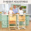 WINGYZ Wooden 3-Height Adjustable Toddler Learning 2