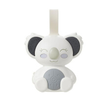 Nuby Sidney Sound Bear – Baby Sound Machine with 20 Soothing Sounds | Universal Strap | Rechargeable