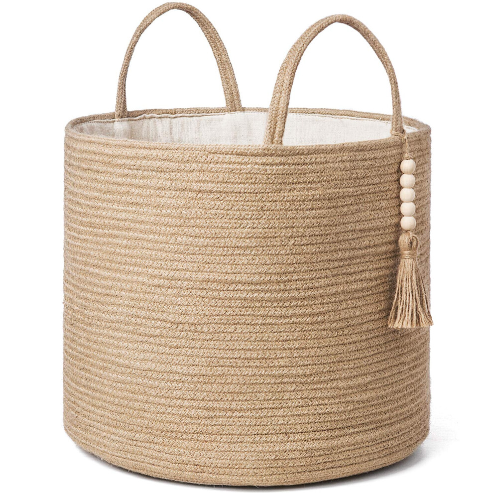 Woven Storage Basket Decorative Natural Rope Mkono