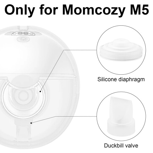 8pcs Duckbill Valve & 4pcs Silicone Diaphragm Comp 1