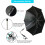 LIHAO 72cm Pram Parasol with Adjustable Fixing Cla 4