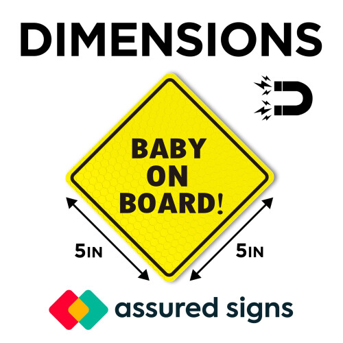 Baby On Board Magnet for Car - Essential Magnetic 2